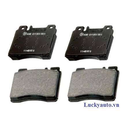 Má phanh (bố thắng) trước xe Mercedes S320 